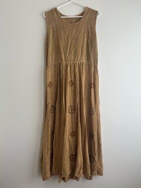 Embroidered Maxi Dress